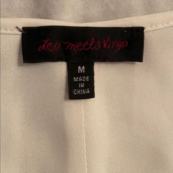 Royal Blue/White LeoMeetsVirgo Tank Top (Size M) - Picture 2 of 3